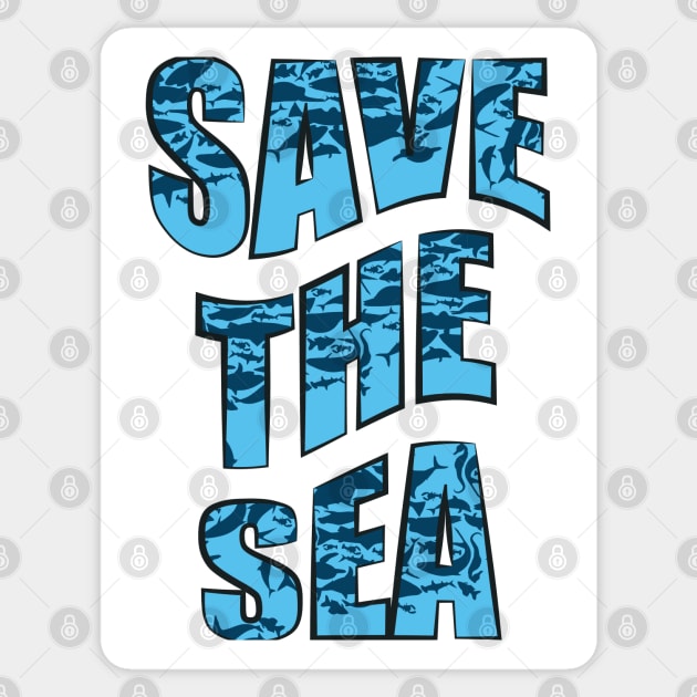Save the Sea Sticker by Dojaja